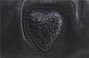 Authentic GUCCI Heart Crest 2Way Shoulder Hand Bag Leather 212994 Black J0950