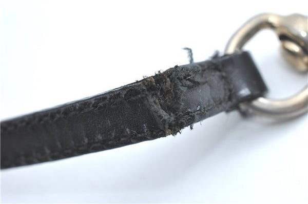 Authentic GUCCI Heart Crest 2Way Shoulder Hand Bag Leather 212994 Black J0950