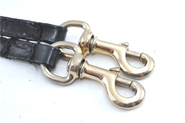 Authentic GUCCI Heart Crest 2Way Shoulder Hand Bag Leather 212994 Black J0950