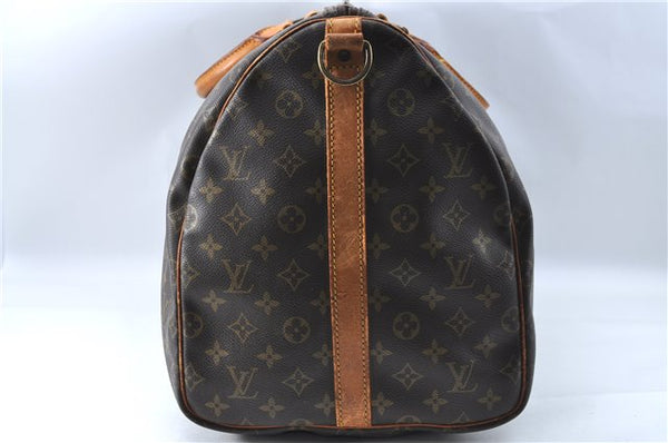 Auth Louis Vuitton Monogram Keepall Bandouliere 50 Boston Bag M41416 LV J0951