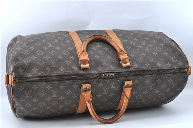 Auth Louis Vuitton Monogram Keepall Bandouliere 50 Boston Bag M41416 LV J0951