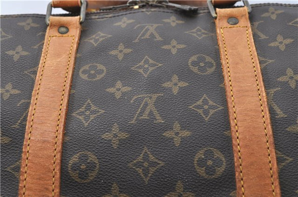 Auth Louis Vuitton Monogram Keepall Bandouliere 50 Boston Bag M41416 LV J0951