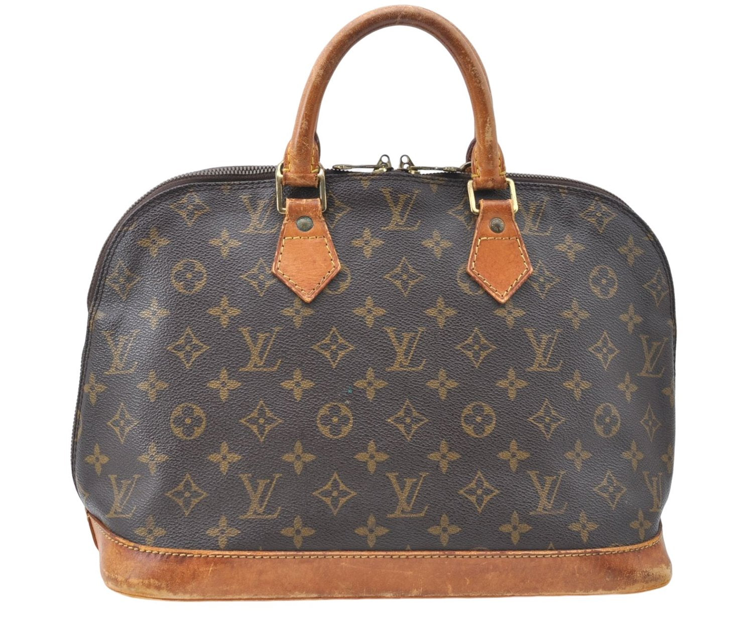 Authentic Louis Vuitton Monogram Alma Hand Bag M51130 LV J0952