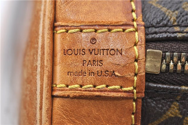Authentic Louis Vuitton Monogram Alma Hand Bag M51130 LV J0952