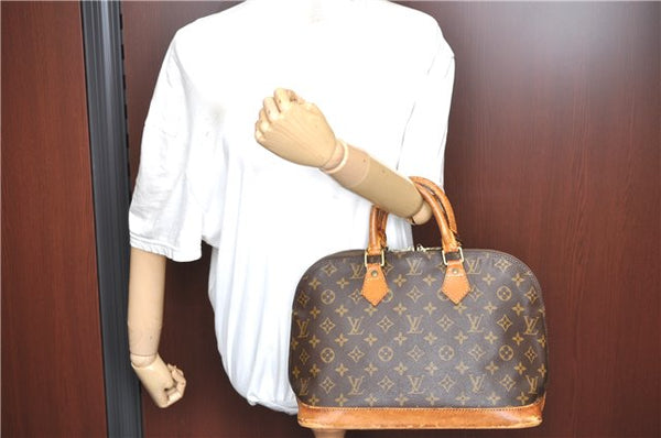 Authentic Louis Vuitton Monogram Alma Hand Bag M51130 LV J0952