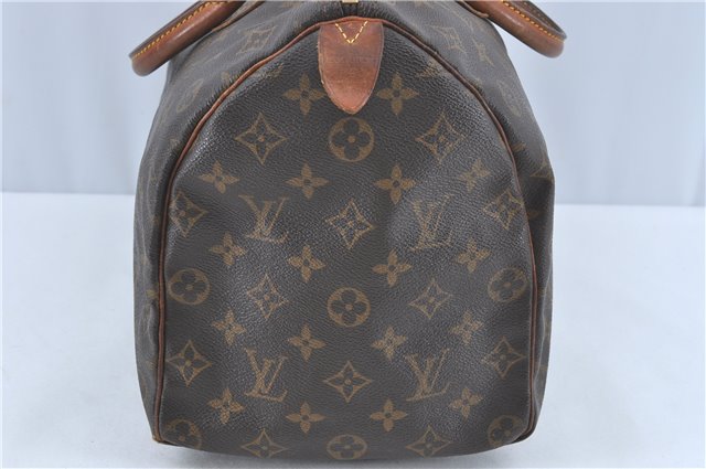 Authentic Louis Vuitton Monogram Speedy 35 Hand Boston Bag M41524 LV J0956