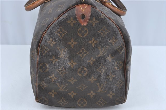 Authentic Louis Vuitton Monogram Speedy 35 Hand Boston Bag M41524 LV J0956