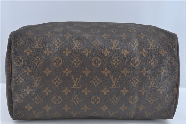 Authentic Louis Vuitton Monogram Speedy 35 Hand Boston Bag M41524 LV J0956