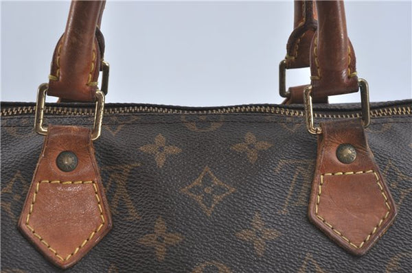 Authentic Louis Vuitton Monogram Speedy 35 Hand Boston Bag M41524 LV J0956