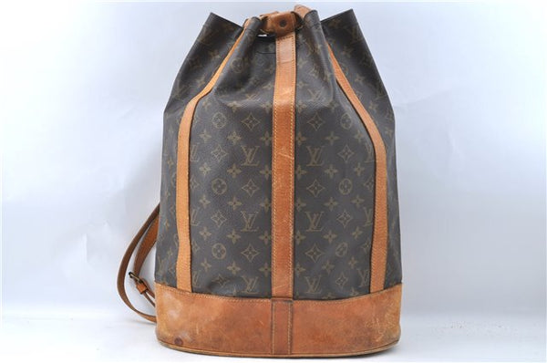 Authentic Louis Vuitton Monogram Randonnee GM Shoulder Bag M42244 LV J0959