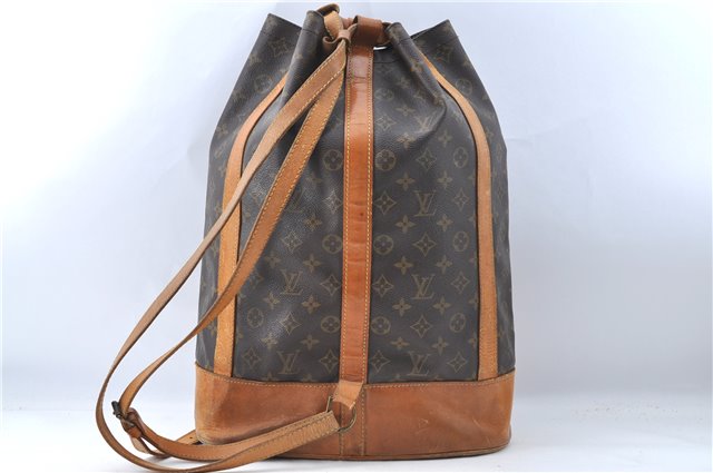 Authentic Louis Vuitton Monogram Randonnee GM Shoulder Bag M42244 LV J0959