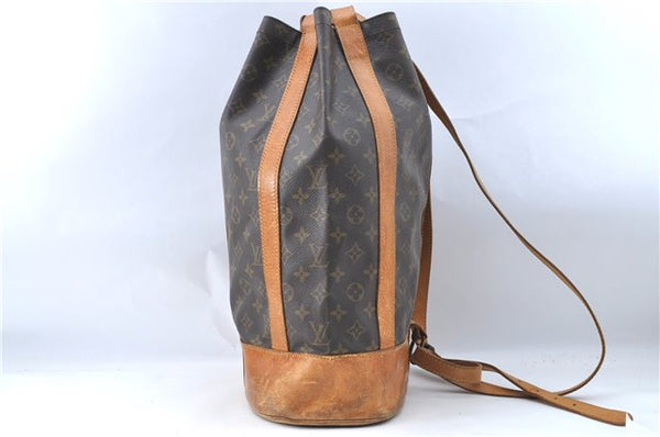 Authentic Louis Vuitton Monogram Randonnee GM Shoulder Bag M42244 LV J0959