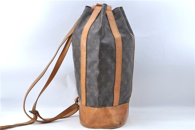 Authentic Louis Vuitton Monogram Randonnee GM Shoulder Bag M42244 LV J0959