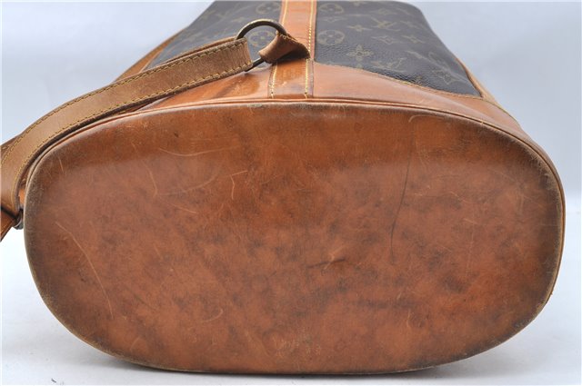 Authentic Louis Vuitton Monogram Randonnee GM Shoulder Bag M42244 LV J0959