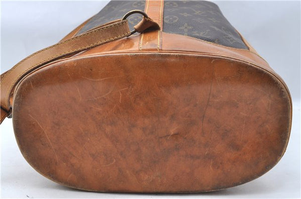 Authentic Louis Vuitton Monogram Randonnee GM Shoulder Bag M42244 LV J0959