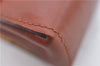 Authentic Ferragamo Gancini Bag Charm Leather Brown SF Box J0973