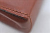 Authentic Ferragamo Gancini Bag Charm Leather Brown SF Box J0973