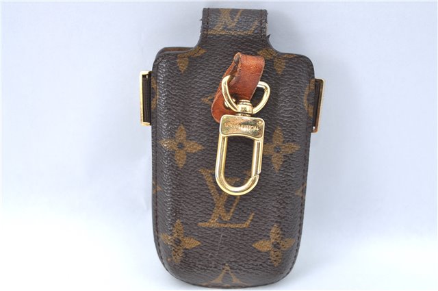 Authentic Louis Vuitton Monogram Etui TelePhone International PM M63064 LV J0980