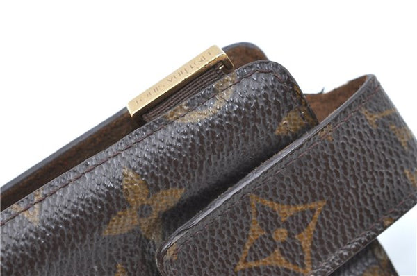 Authentic Louis Vuitton Monogram Etui TelePhone International PM M63064 LV J0980