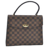 Authentic Louis Vuitton Damier Malesherbes Hand Bag Purse N51379 LV J0988