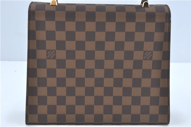 Authentic Louis Vuitton Damier Malesherbes Hand Bag Purse N51379 LV J0988