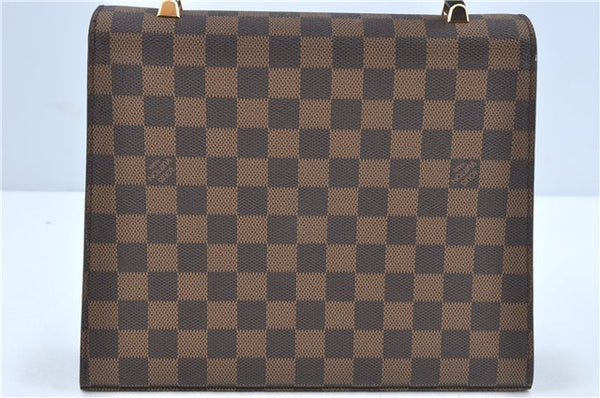 Authentic Louis Vuitton Damier Malesherbes Hand Bag Purse N51379 LV J0988