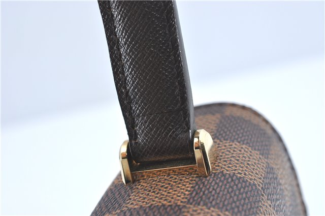 Authentic Louis Vuitton Damier Malesherbes Hand Bag Purse N51379 LV J0988