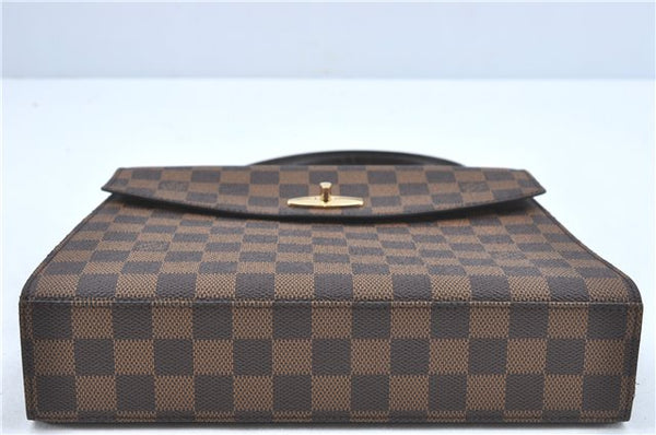 Authentic Louis Vuitton Damier Malesherbes Hand Bag Purse N51379 LV J0988