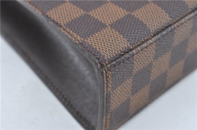 Authentic Louis Vuitton Damier Malesherbes Hand Bag Purse N51379 LV J0988