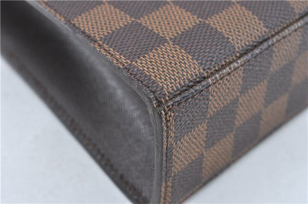 Authentic Louis Vuitton Damier Malesherbes Hand Bag Purse N51379 LV J0988