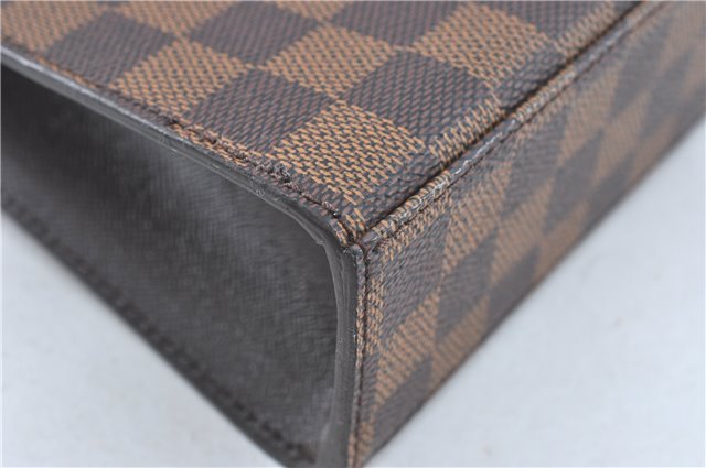 Authentic Louis Vuitton Damier Malesherbes Hand Bag Purse N51379 LV J0988
