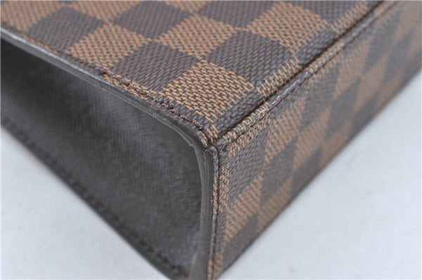 Authentic Louis Vuitton Damier Malesherbes Hand Bag Purse N51379 LV J0988