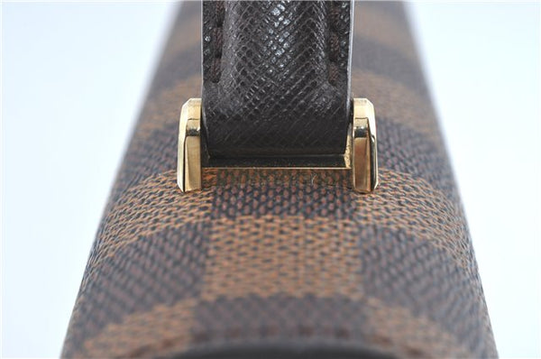 Authentic Louis Vuitton Damier Malesherbes Hand Bag Purse N51379 LV J0988