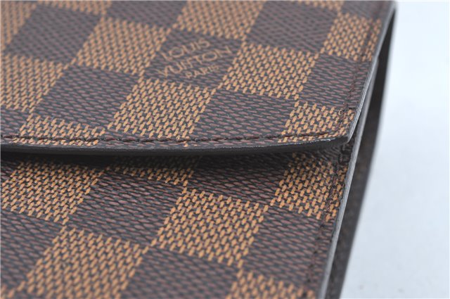 Authentic Louis Vuitton Damier Malesherbes Hand Bag Purse N51379 LV J0988