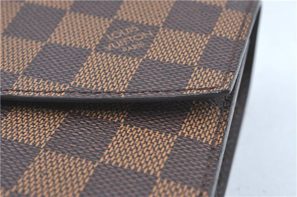 Authentic Louis Vuitton Damier Malesherbes Hand Bag Purse N51379 LV J0988