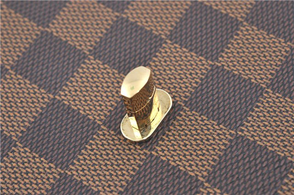 Authentic Louis Vuitton Damier Malesherbes Hand Bag Purse N51379 LV J0988