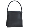 Authentic GUCCI Bamboo Shoulder Hand Bag Purse Leather 0013243 Black J1002