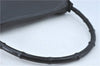 Authentic GUCCI Bamboo Shoulder Hand Bag Purse Leather 0013243 Black J1002