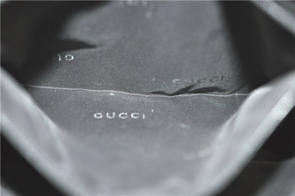 Authentic GUCCI Bamboo Shoulder Hand Bag Purse Leather 0013243 Black J1002