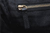 Authentic PRADA Leather Shoulder Tote Bag Black J1005