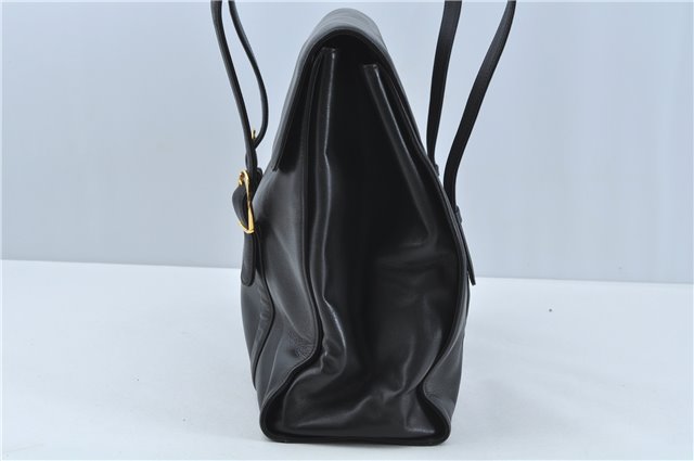 Authentic GUCCI Shoulder Tote Bag Leather Black Junk J1006