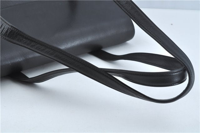 Authentic GUCCI Shoulder Tote Bag Leather Black Junk J1006