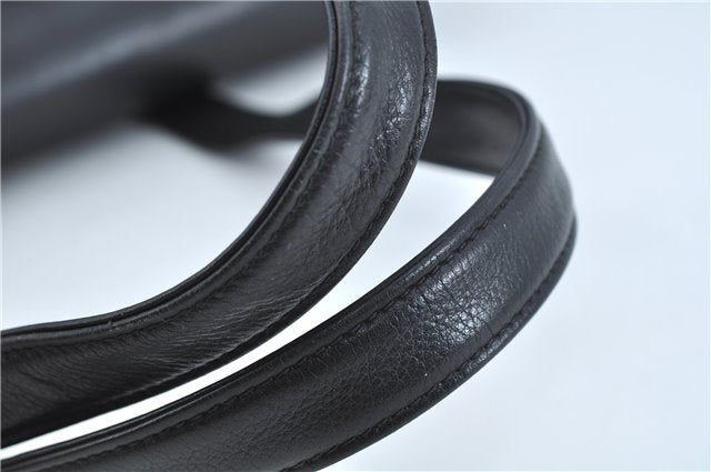 Authentic GUCCI Shoulder Tote Bag Leather Black Junk J1006