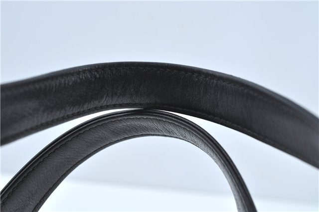 Authentic GUCCI Shoulder Tote Bag Leather Black Junk J1006