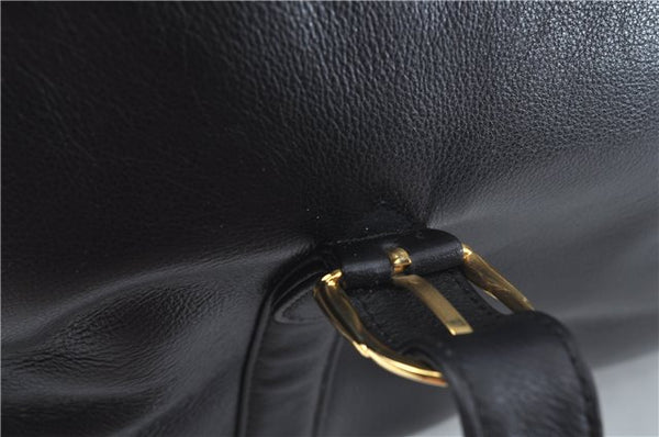 Authentic GUCCI Shoulder Tote Bag Leather Black Junk J1006