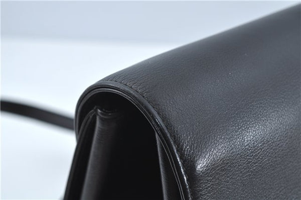 Authentic GUCCI Shoulder Tote Bag Leather Black Junk J1006