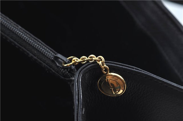 Authentic GUCCI Shoulder Tote Bag Leather Black Junk J1006