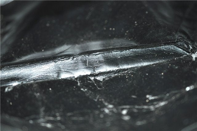 Authentic GUCCI Shoulder Tote Bag Leather Black Junk J1006