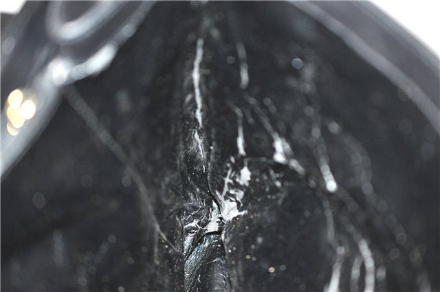 Authentic GUCCI Shoulder Tote Bag Leather Black Junk J1006