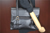 Authentic GUCCI Shoulder Tote Bag Leather Black Junk J1006